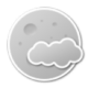 Clair de lune et nuages &eacute;pars